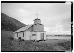 Ortodox kyrka i King Cove år 1990