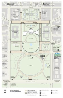 A map of President's Park in Washington, D.C. NPS white-house-map.pdf