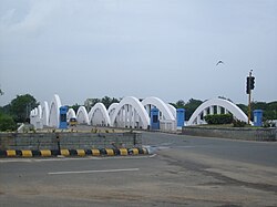 A Still of the Napier Bridge where the film's climax was shot