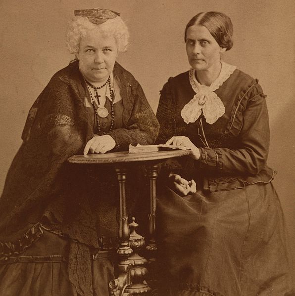 Elizabeth Cady Stanton and Susan B. Anthony about 1870