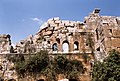 Northwest monastery, Deir Sem'an (دير سمعان), Syria - East façade of church - Dumbarton Oaks - PHBZ024 2016 5785.jpg