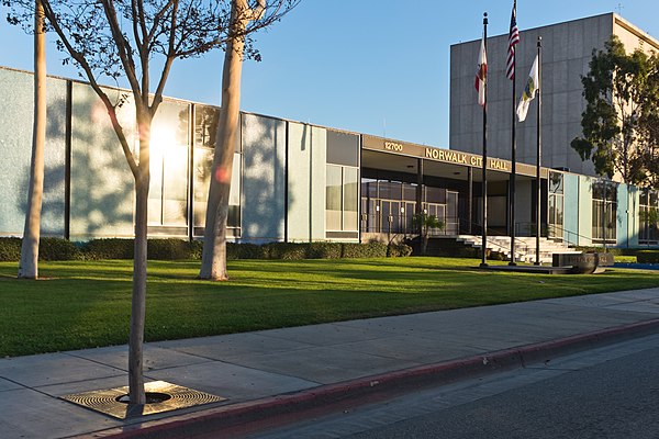 Image: Norwalk City Hall, Norwalk, CA