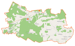Mapa lokalizacyjna gminy Nurzec-Stacja