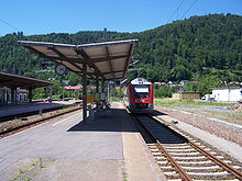 Endstation der Odenwaldbahn