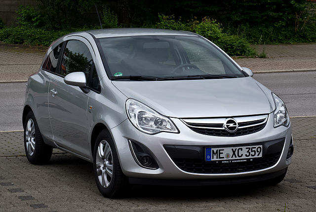 File:Opel Corsa 1.4 ecoFLEX Satellite (D, Facelift) – Frontansicht, 31.  Juli 2012, Heiligenhaus.jpg - Wikipedia