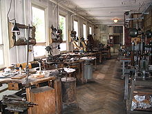 Blick in die Ott-Pausersche Silber- und Goldwarenfabrik (heute Museum)