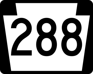 <span class="mw-page-title-main">Pennsylvania Route 288</span> State highway in Pennsylvania, US