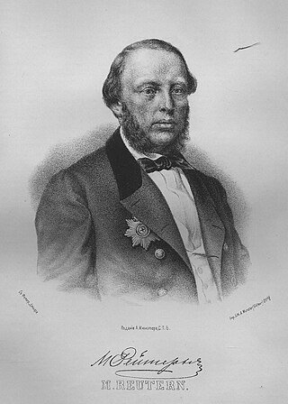 <span class="mw-page-title-main">Michael von Reutern</span> Russian finance minister (1820–1890)