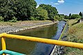 Abflusskanal hinter dem Wasserkraftwerk Richtung Nordosten