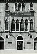 Palazzo Molin agli Ognissanti detto "dell'Adriatica". Foto di Paolo Monti, 1969.