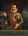 Retrato del Gobernador Pedro de Valdivia.