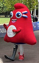 Paralympic Phryge mascot costume