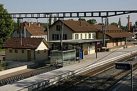 Illustratives Bild des Aesch-Bahnhofsartikels