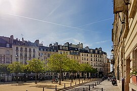 Vue sur le square.