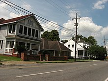 Church Street view with historic house at 23660 in the foreground and historic house at 23640 in the background Plaquemine, Louisiana Residential Street Scene.jpg
