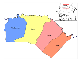 <span class="mw-page-title-main">Cas-Cas Arrondissement</span> Arrondissement in Saint-Louis Region, Senegal