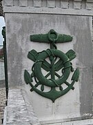 Pont-canal de Briare, détail des décorations.