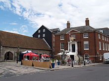 The old Town Cellars and Custom House on Poole Quay