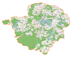 Mapa lokalizacyjna powiatu milickiego