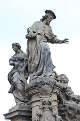Statue of Ivo of Kermartin, Charles Bridge