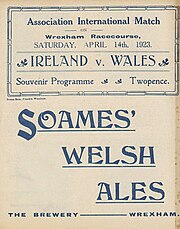 Like their successor company, Border, Soames Brewery was associated with local sporting events. 1920s football programme Prog109.jpg