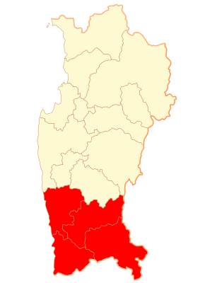 Чоапа провинцияһы на карте
