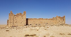 Qasr Bshir, eastern wall.jpg