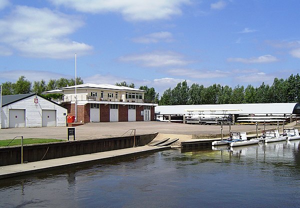 Radley College Boat House on the Thames