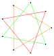 Figura regular da estrela 3 (3,1) .svg