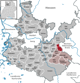 Reichartshausen - Localizazion