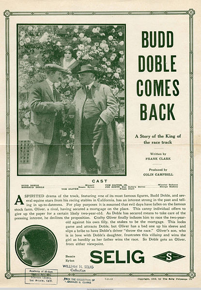 File:Release flier for BUDD DOBLE COMES BACK, 1913.jpg