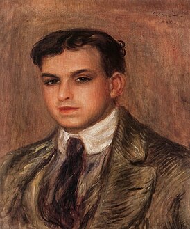 Пьер Ренуар на портрете работы Огюста Ренуара (1910).