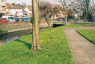 Crayford town located in south-east London, England within the London Borough of Bexley