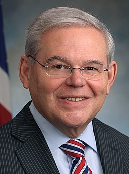 Robert Menendez official Senate portrait (cropped)