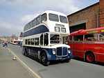 Rochdale Corporation bus 280 (NDK 980), 2011 Manchester Museum Transportasi Semi Transportasi Festival.jpg