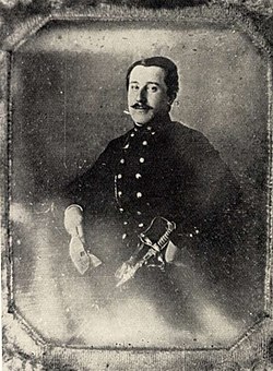 Ruzitska Ede 1854-ben, ismeretlen pesti dagerrotípista felvétele.