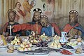 Sacro Monte di Varallo Unknown Master, Last Supper (detail); wood statues, ca. 1500-05