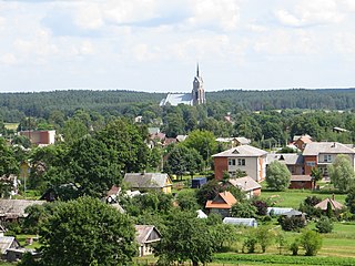 <span class="mw-page-title-main">Salakas</span> Town in Lithuania