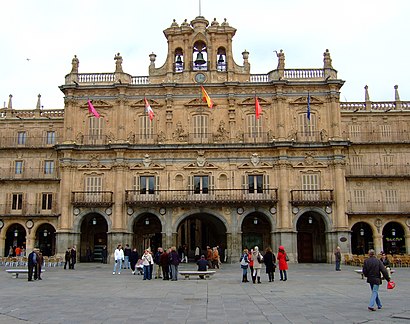 Cómo llegar a Ayuntamiento De Salamanca en transporte público - Sobre el lugar