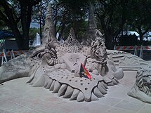 Sand art in Ponce, Puerto Rico.jpg