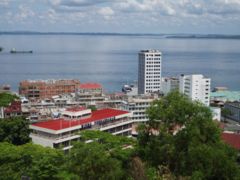 Sandakan landscape sight from English Tea House (near the Rotary's Observation Pavilion)