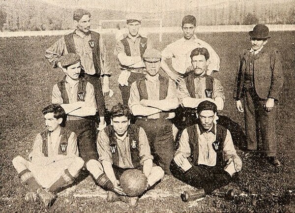 Wanderers team in 1905