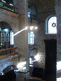 The interior of Old Temple in Sarajevo Sarajevo Old Synagogue 07.jpg