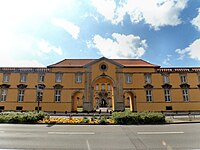 Schloss Osnabruck Frontalansicht von der Strasse. Universitat Osnabruck. UOS. Foto Clemens Ratte-Polle. 2015.05.06.DSC05833.JPG