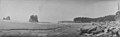 Scott Creek beach with Teahwhit Head in distance, Olympic Peninsula, Washington, ca 1906 (WASTATE 1696).jpeg