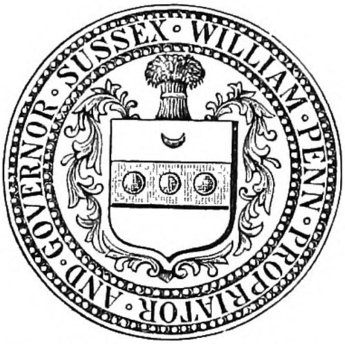 1683 Seal of Sussex County