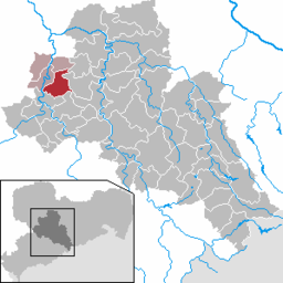 Läget för kommunen Seelitz i Landkreis Mittelsachsen