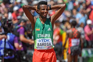 <span class="mw-page-title-main">Selemon Barega</span> Ethiopian long-distance runner