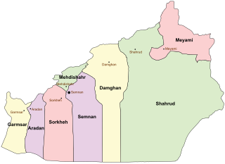 <span class="mw-page-title-main">Shahrud County</span> County in Semnan province, Iran