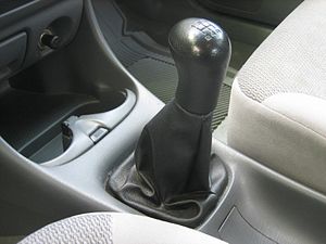 Gear shift stick of my Mazda Protege SE 1999.
